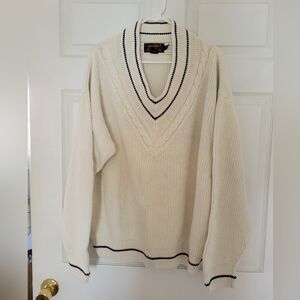 Eddie Baurer, Vintage, Cable Knit Sweater, Size L